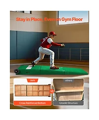 Vevor in Pitching Mound Portable Pitcher Mound Baseball Softball Outdoor Training