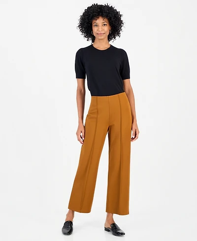 Jm Collection Women's Wide-Leg Pull-On Ponte Pants, Macy's Exclusive