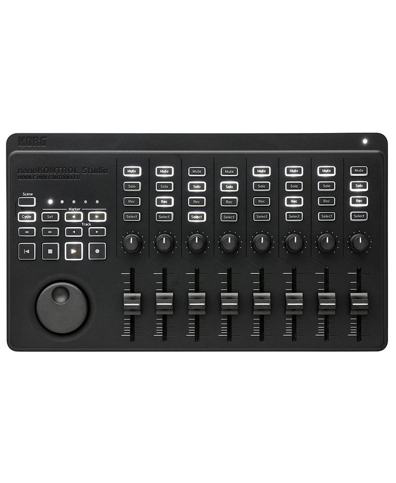 Korg Nanokontrol Studio Mobile Wireless Midi Controller [Compatible with Mac, Windows, iPhone, and iPad]