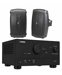 Yamaha Rx-V4A 5.2-Channel 80W Av Receiver with Speakers, Works with Alexa