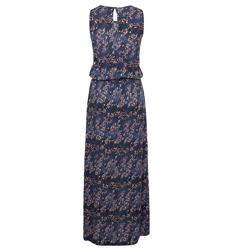 Lascana Women's Sleeveless Leopard Cheetah Print Maxi Dress