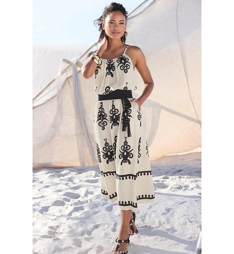 Lascana Women's Ornamental Print Dress