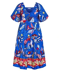City Chic Women's Capria Calista Print Midi Dress