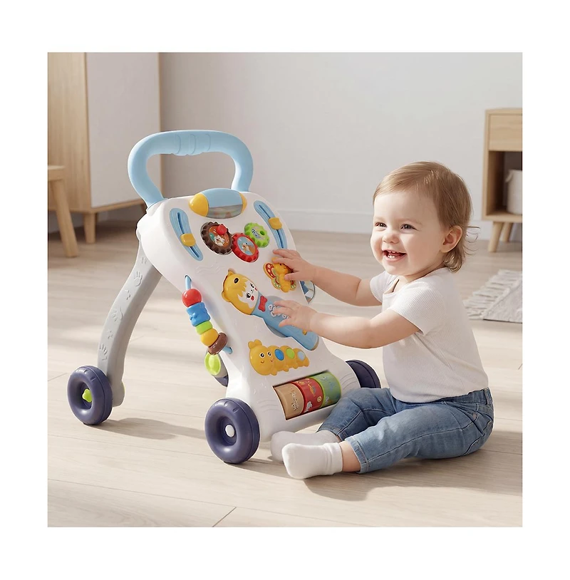 Cowin Toddler Baby Push Walker Learning Walking Toys