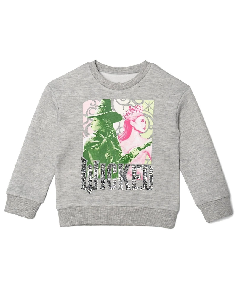 Wicked Girl's (5-12) Loungewear Two-Piece Sweatshirt and Pants Set