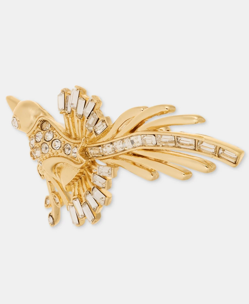 Anne Klein Crystal Bird Pin