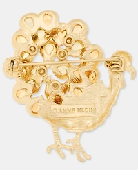 Anne Klein Pave & Stone Turkey Pin
