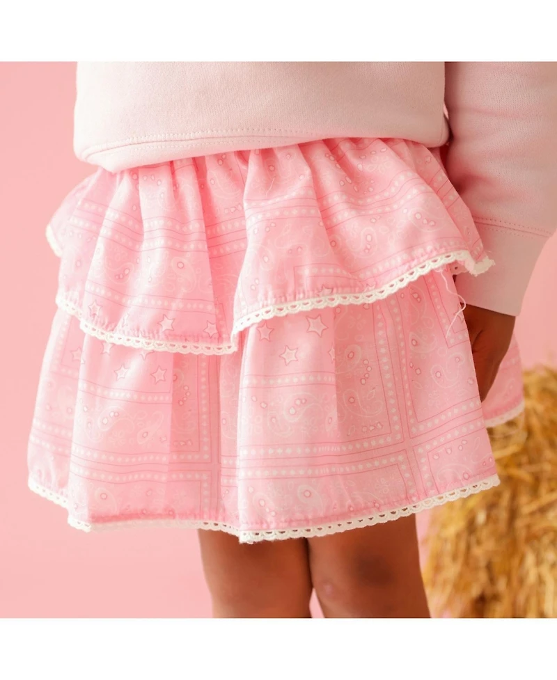 Sweet Wink Little Girls Bandana Western Skirts