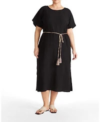 Universal Standard Plus Luxe Cotton Gauze Beach Dress