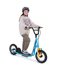 Slickblue Kids Kick Scooter with Air Tires and Adjustable Height