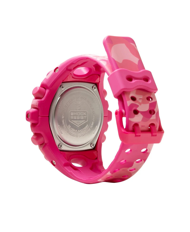 G-Shock Men's Pink Resin Analog-Digital Watch 58.2mm