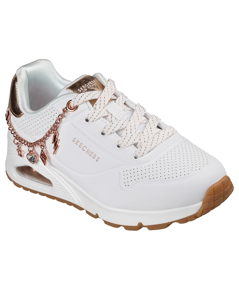 Skechers Little Girls Uno Gen1 - She's Charming Lifestyle Sneakers from Finish Line
