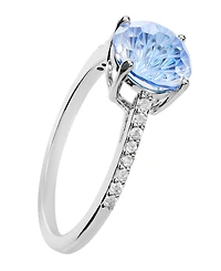 Macy's Sterling Silver Starlight Cubic Zirconia Ring