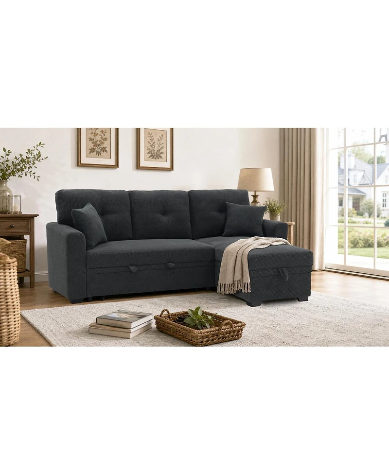 Streamdale Furniture Reversible Sleeper Sectional with Storage