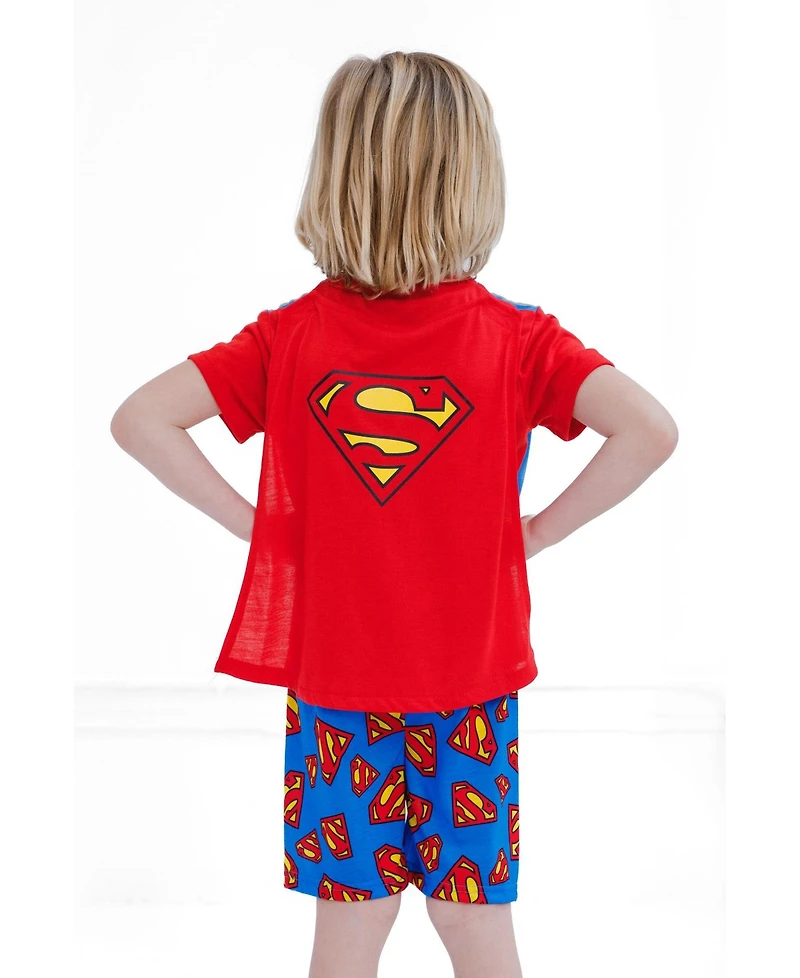 Justice League Toddler Boys (2T - 5T) Cosplay Pajama Shirt and Shorts Set