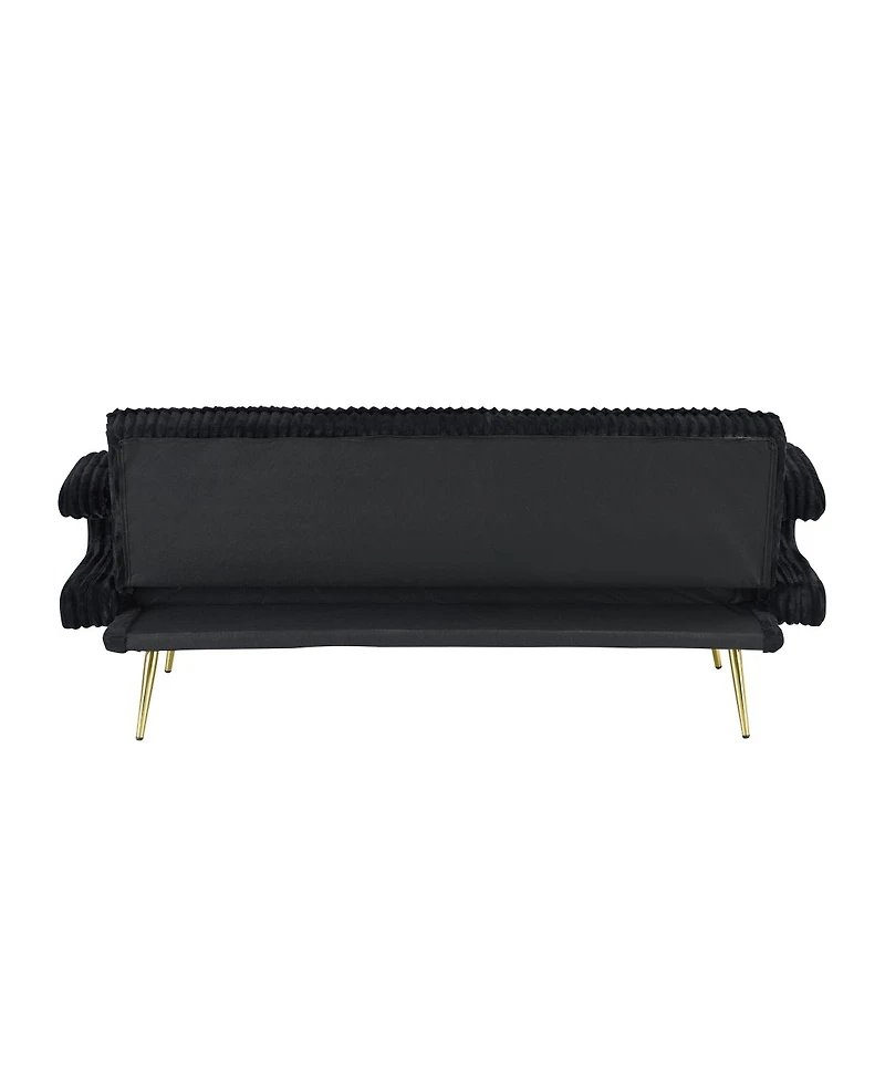 Streamdale Furniture 74.01" Minimalist Corduroy Sofa Bed with Pillows