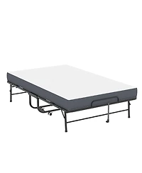 Streamdale Furniture 75"x46" Extra-Wide Folding Guest Bed with 5" Memory Foam, 450lbs Capacity