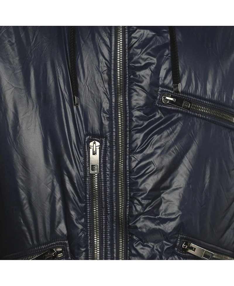 Pre-Owned Dolce & Gabbana Men's Nylon Hoodie Bomber Jacket