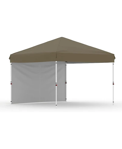 gaomon 10x10 Feet Pop Up Canopy Tent with 1 Removable Sidewall, Heavy Duty Commercial Canopy, with One-Person Setup, Upf 50+ Waterproof