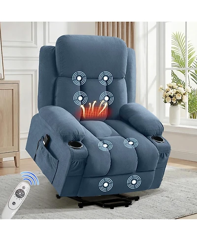Streamdale Furniture Power Lift Recliner Chair with Heat, Massage