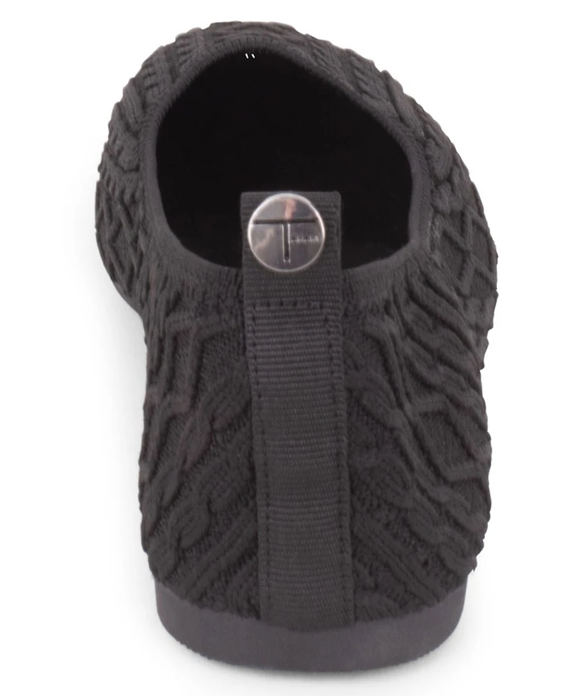 Tahari Women's Cannes Cableknit Slip-On Flats