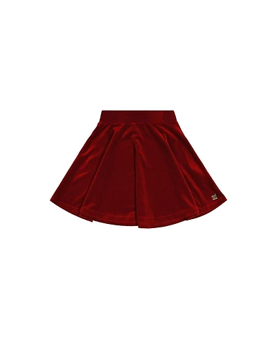Deux par Toddler Girl ( 2 to 5 ) Velvet Skirt