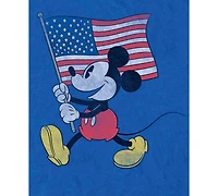 Fifth Sun Men's Mickey Flag March Graphic T-Shirt