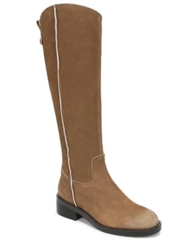Sam Edelman Womens Meritt Zipper Tall Boots Regular Wide Calf