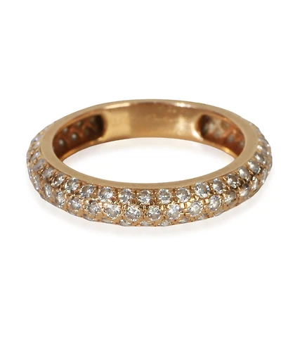 Pre-Owned Cartier Rose Gold Diamond 150th Anniversary Band