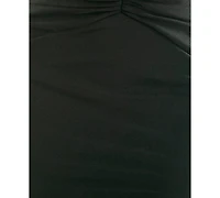 Seni & Cade Juniors' High Neck Cutout Embellished Dress