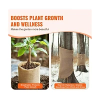 Sugift Burlap Fabric Roll 40 in x 30 ft Jute Garden Plant Cover