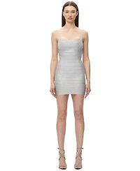 Herve Leger Women's Metallic Mini Dress