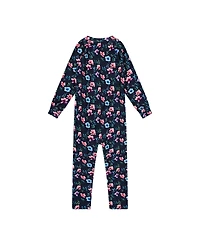 Deux par Baby Girls 6M to 24 M One Piece Thermal Underwear Floral Print