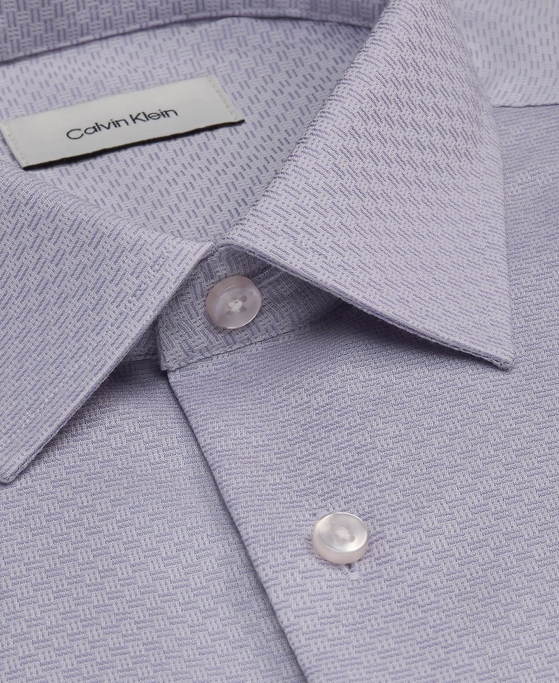 Calvin Klein Men's Stretch Slim-Fit Dress Shirt