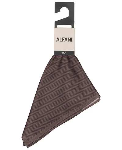 Alfani Men's Herringbone Pocket Square, Macy's Exclusive
