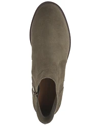 Lucky Brand Women's Suede Round Toe Ankle Booties