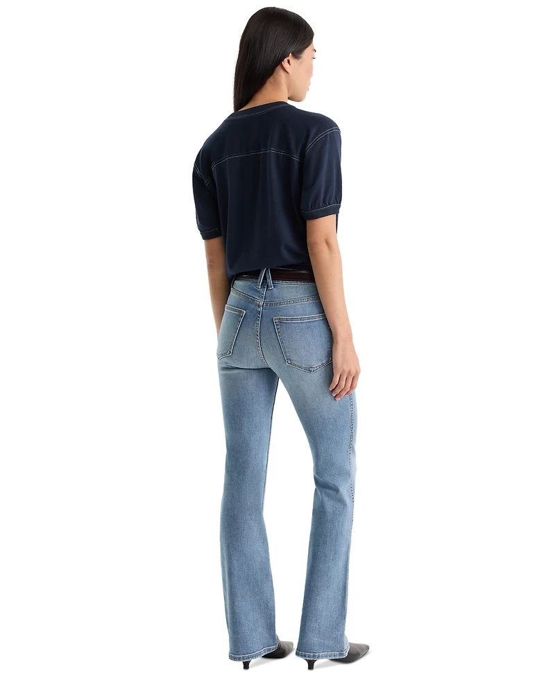 Good American Women's High-Rise Slim Bootcut Jeans