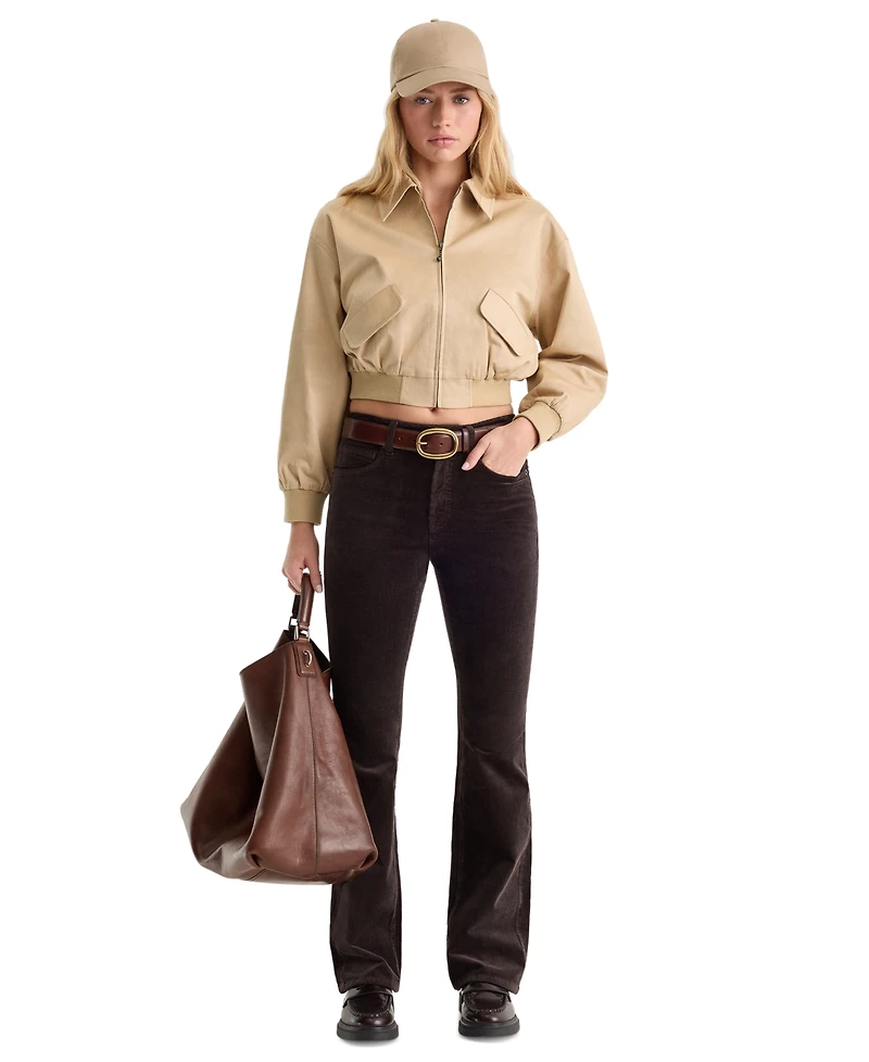 Good American Women's High-Rise Bootcut Jeans