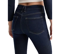 Good American Women's Mid-Rise Slim Flare Jeans