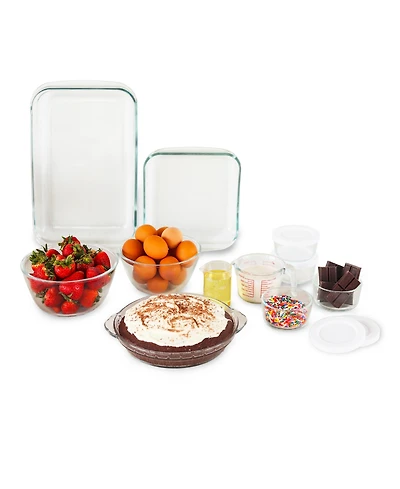 Sedona Glass 15-Piece Baking Set