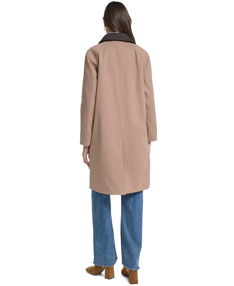Cole Haan Women's Reversible Balmaccan Coat