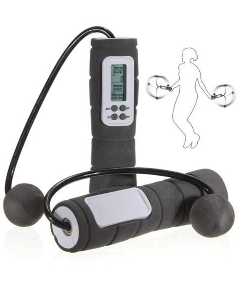 Zeny Speed Rope Adjustable Non-Slip Handles Portable Skip Rope Workout Jump Rope with Digital Counter Speed Rope