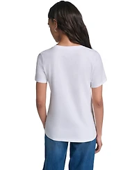 Karl Lagerfeld Paris Women's Eiffel Graphic T-Shirt