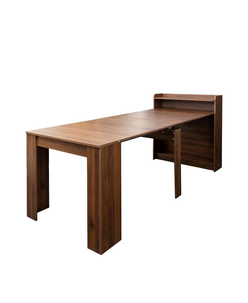 Streamdale Furniture Modern Extendable Dining Table with Storage