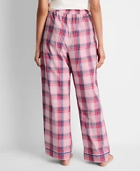State of Day Women's Poplin Pajama Pants, Xs-3X, Macy's Exclusive