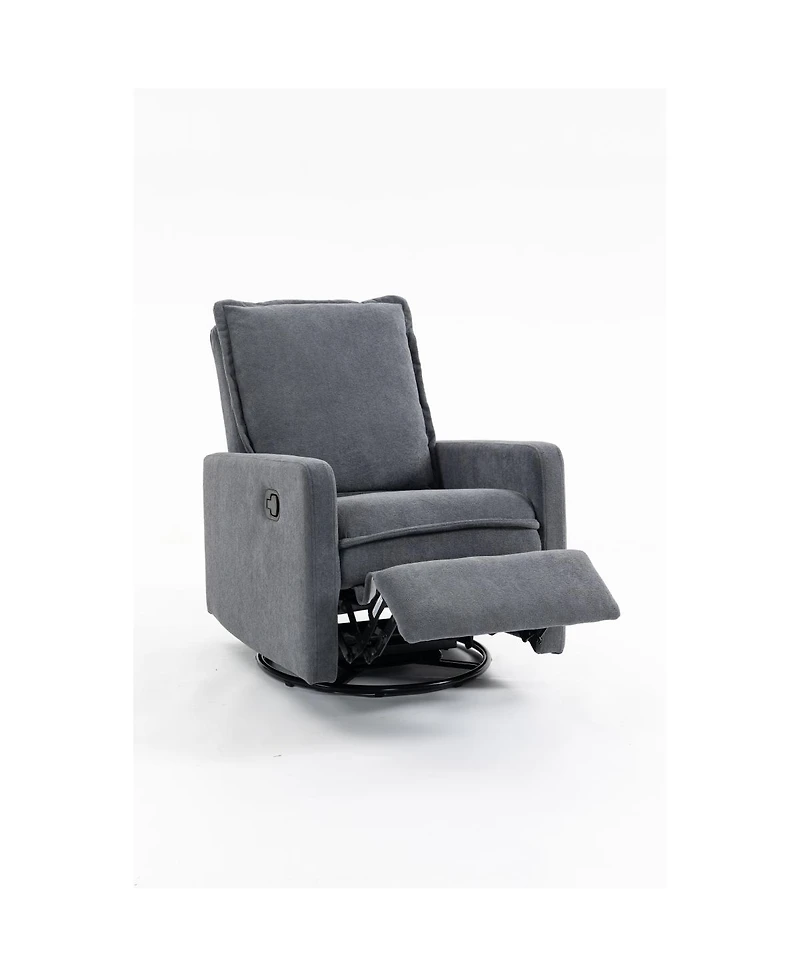 Streamdale Furniture Short plush manual button armchair sofa