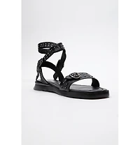 Forever & Always Shoes Women's Carril Leather Sandal