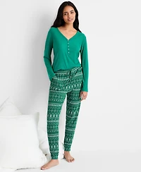 State of Day Women's Jogger Pajama Pants Xs-3X, Created for Macy's