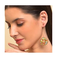 Sohi Women's Bead-Cluster Drop Earrings