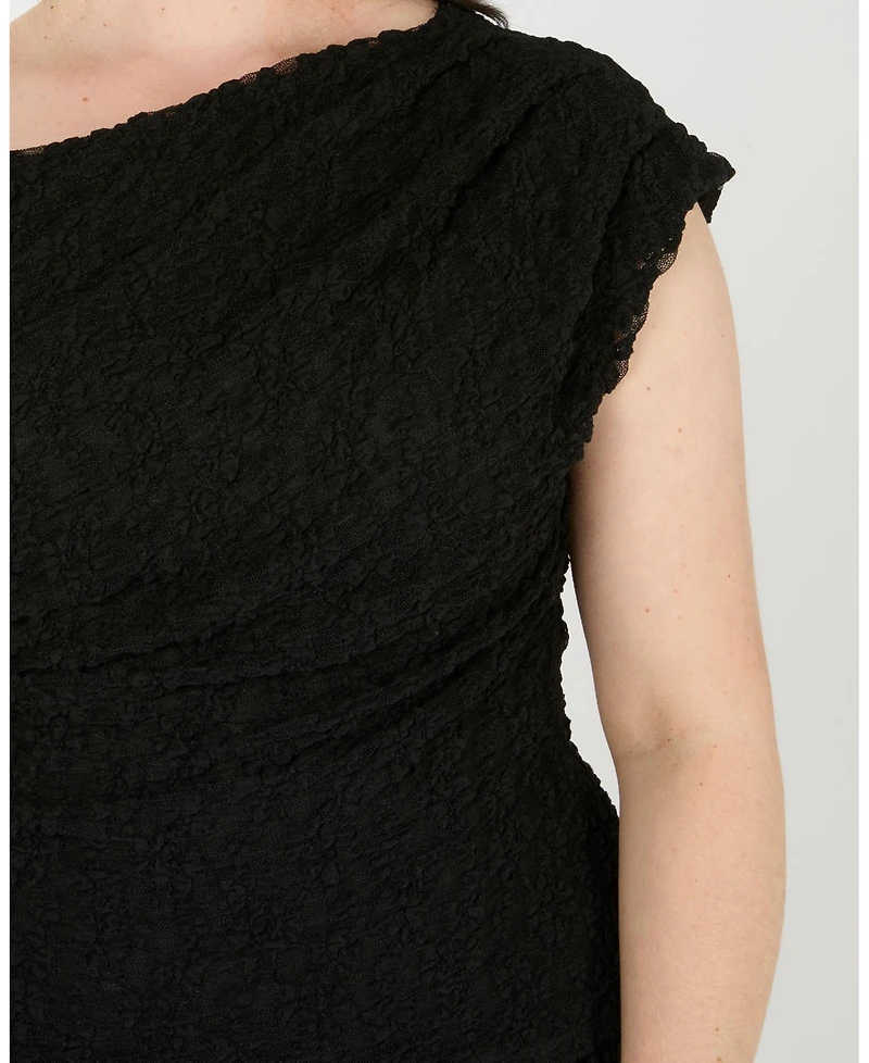 Estelle Women's Gia Lace One-Shoulder Fitted Top